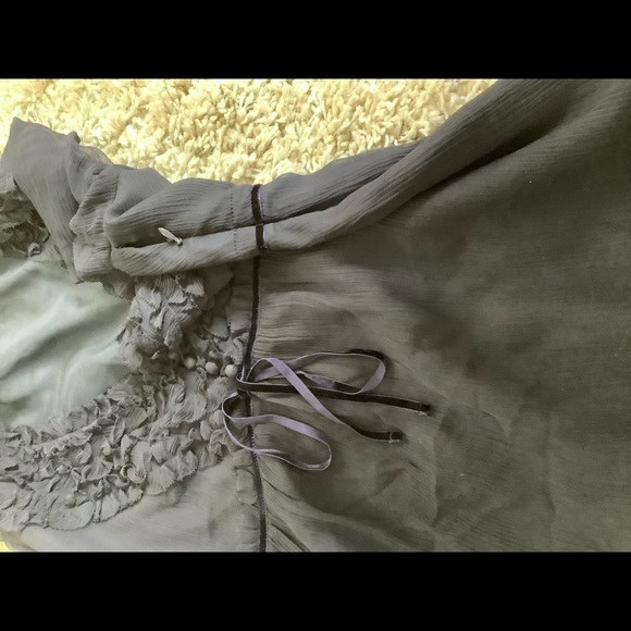 Rare J.Crew navy 100% silk blouse - Picture 7 of 8